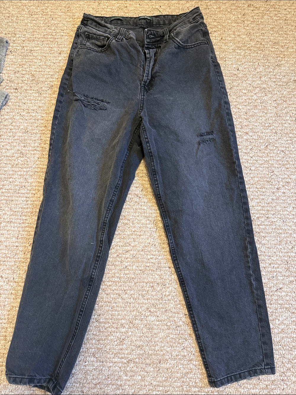 wild fable Women’s Black Jeans with Distressed Detail